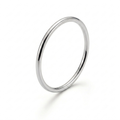 925 Sterling Silver Stacking Ring | Solid | Recycled | 1.5mm Diameter | Handmade in the UK