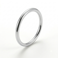 925 Sterling Silver Stacking Ring | Solid | Recycled | 2mm Diameter | Handmade in the UK