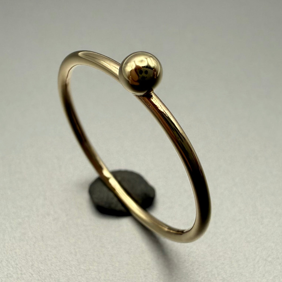 Beaded ring worn on hand