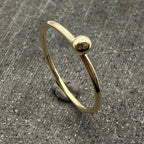 Beaded ring close up
