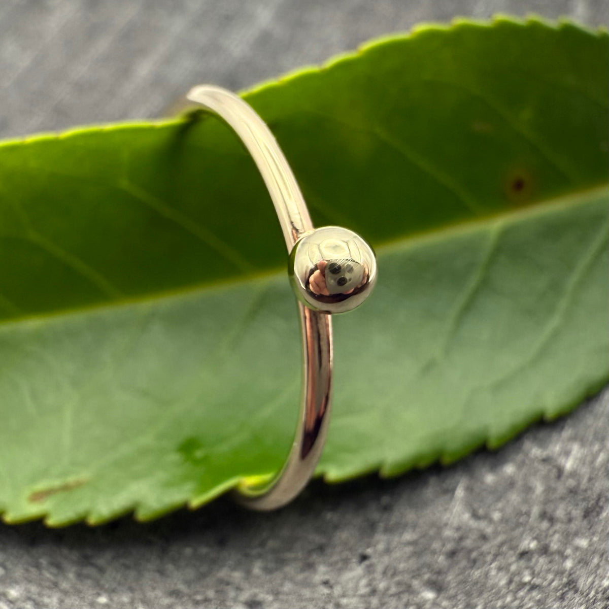 Beaded ring detail photo