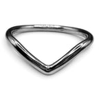 Sterling silver wishbone ring