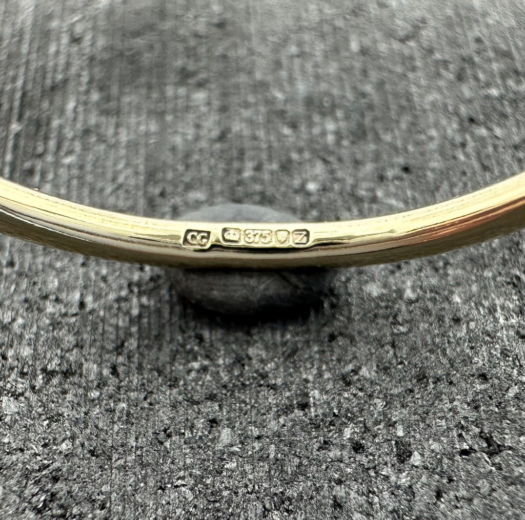 9ct Gold Stacking Ring | Solid Gold | Recycled | 1.5mm Diameter | Hallmarked | Handmade in the UK